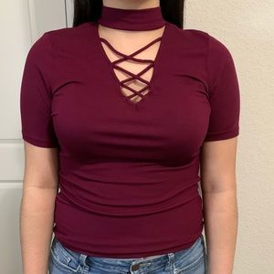 Ambiance Crisscrossed Top👍🏽